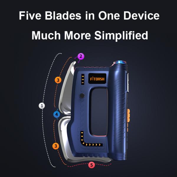 5 in 1 Infrared Body Massager Scraper Heat Gua Sha IASTM Tool Set for Power Source Charge