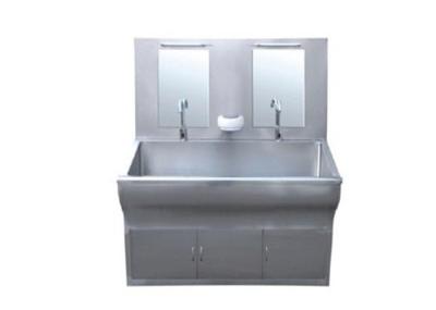 Customized Size Stainless Steel Wash Sink With Soap Dispenser For Hospital