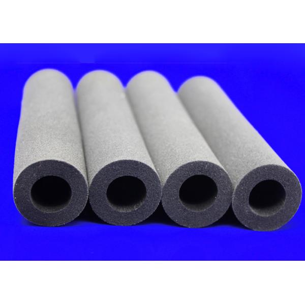 Grey Antioxidant Heat Resistant Silicone Foam Tube Vulcanization Extrusion