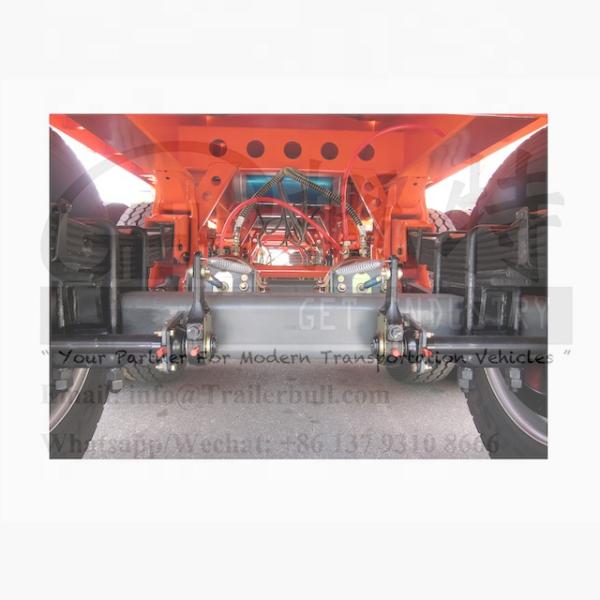 FUWA BPW Axle 40ft Container Transport Flatbed Semi Trailer with Air Suspension Optional