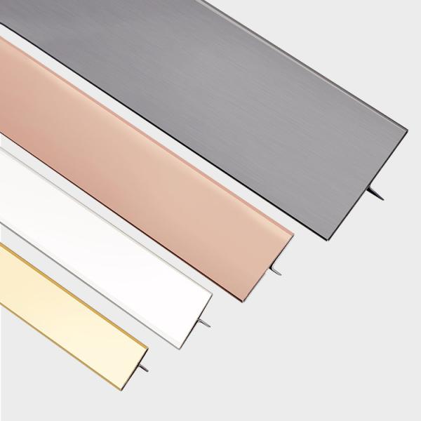 Modern Stainless Steel Wall Panel Trim Brushed 0.24mm - 2mm 316 Living Room