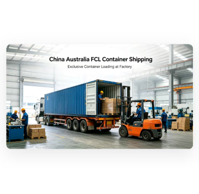FCL Sea Shipping From China To Australia Sea Freight Logistics