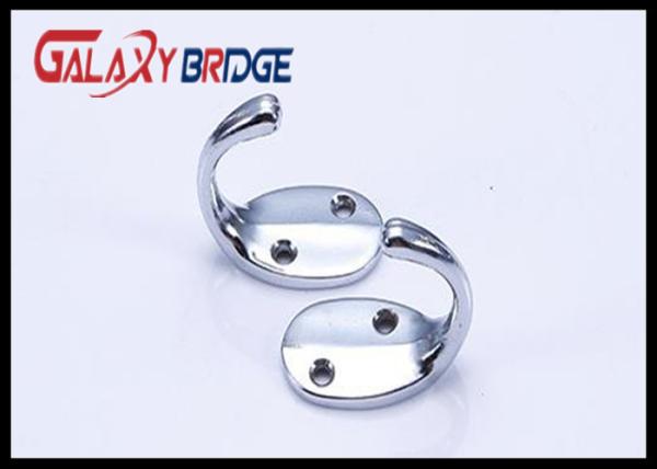 Chrome Plated Cloth Hanging Hooks Solid Cap Holder Durable Home Furniture Hardwares  Fittings