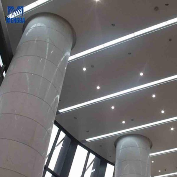 Stadiums Aluminium Exterior Wall Cladding 1mm / 2mm Thickness Column Cover