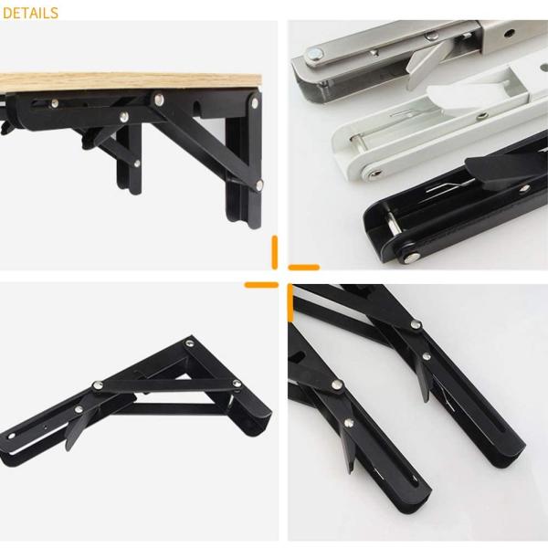 Сохранение пространства складная полка брекет тяжелой службы складной брекет для рабочей скамейки стола