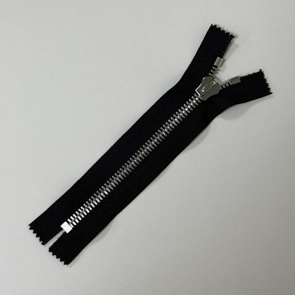 Silent Lag Free #8 Corn Teeth Metal Zipper Bright Nickel Pulling Resistant