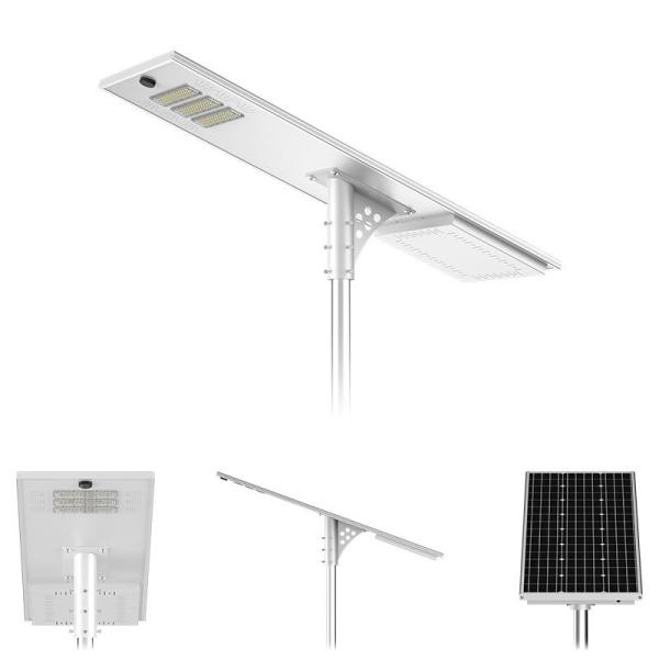 150W/ 36V 3~5 Nights Backup Aluminum Solar Street Light with PC Lens Sivery Gray