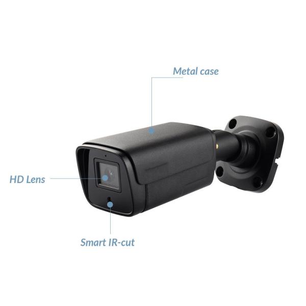 Full HD 8CH Customizable Face Detection CCTV Camera Kit with Waterproof Night Vision