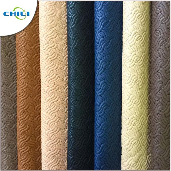 2019 Fashional Eco Friendly Faux Decorative Colorful Synthetic embroidered shoe leather