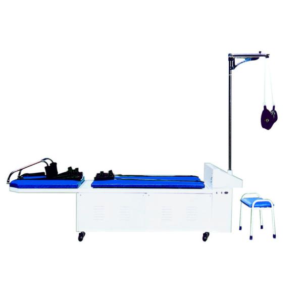 Electric traction table equipment for hospital bed