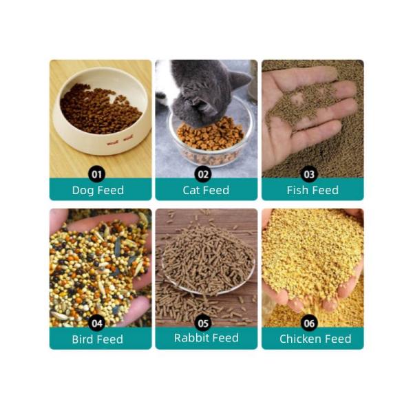 Бело-синий материал из нержавеющей стали Скрутный экструдер для кормления собак