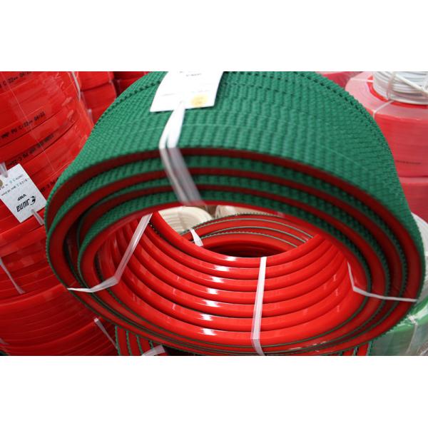 Corrugated Belt PU Vee Super Grip Belt with Top Green PVC Surface