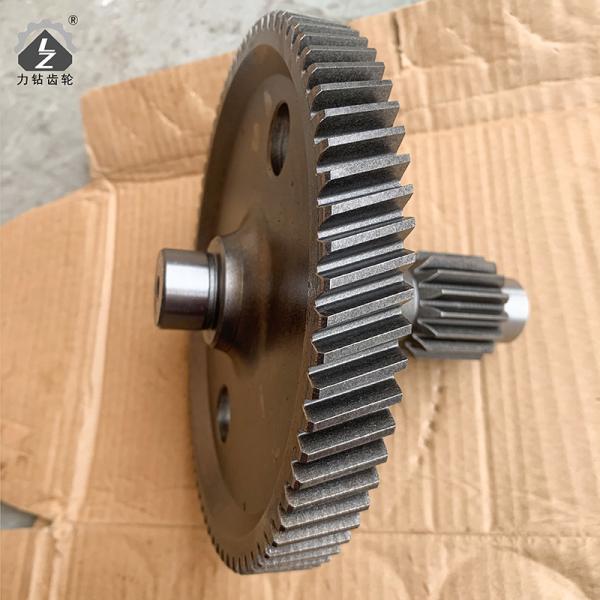Heat Treatment Excavator Gear PC60 6 Large Oblique Teeth Of Rotary Gearbox