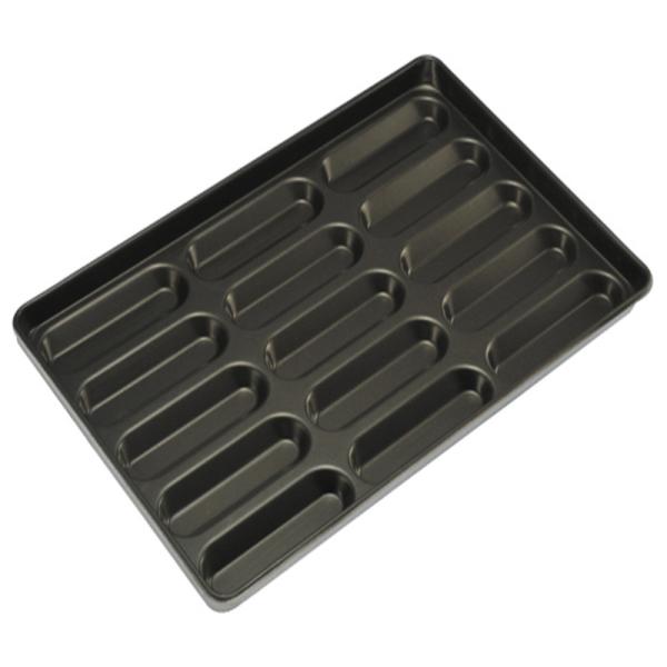 Rk Bakeware China-Chicago Metallic 25 3/4 X 17 3/4 polegadas Nonstick Hot Dog Bun Pan