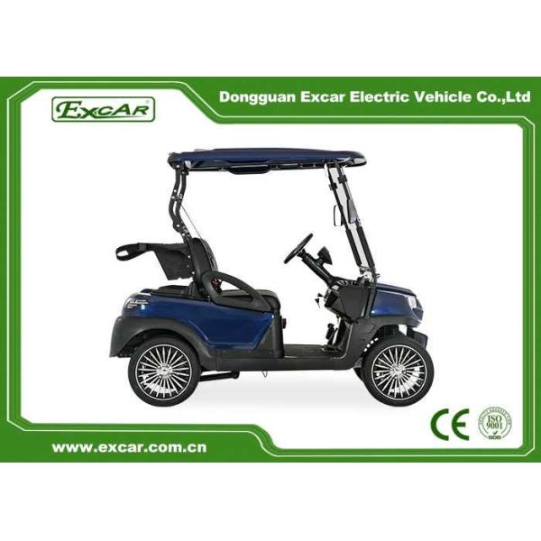 Тележки гольфа места свинцовокислотной батареи электрические 2, тележки гольфа новой модели 48v электрические