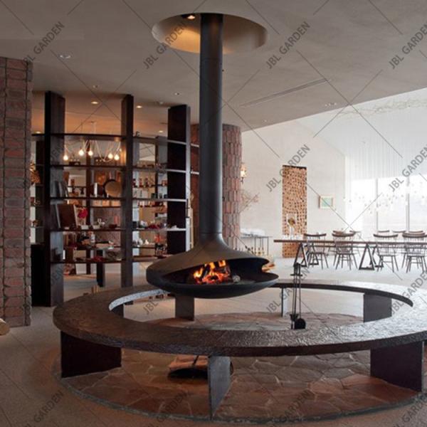 Ceiling Suspended Wood Burning Stove With 60-80m2 Heat Area