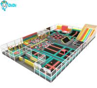 Salud área de juego de trampolín interior espacio de trampolín interior para el desarrollo físico