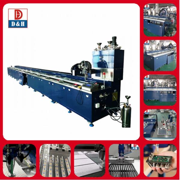 Máquina de colagem de aplicadores de adesivos industriais de alta precisão com velocidade de 0,5-12 g