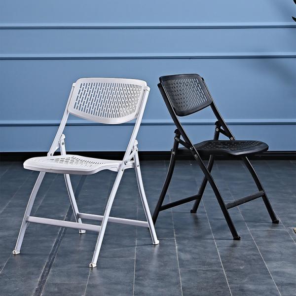 Foldable White Metal Plastic Stackable Chairs for Outdoor Hotel Garden Party Banquet Events