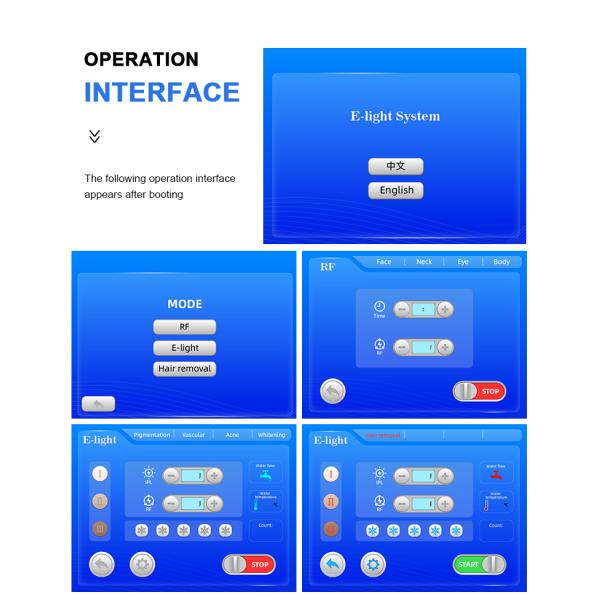 машина лазера удаления волос диода IPL 480nm 640nm медицинская