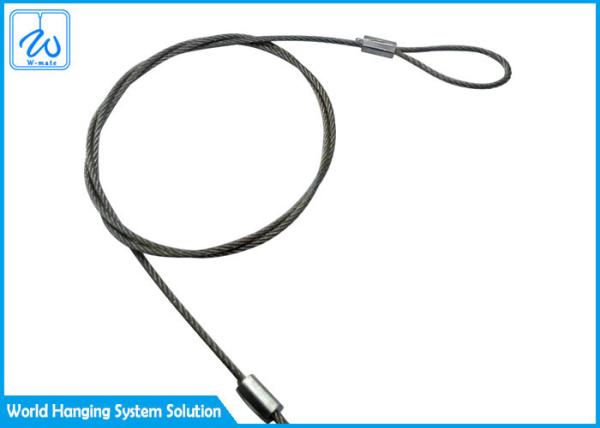 O cabo que da segurança de Saveking a corda de fio de aço inoxidável provê o Pvc revestiu a corda de nylon