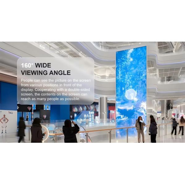 Double Sided Slim LED Screen Display/Double Side Facing LED Display