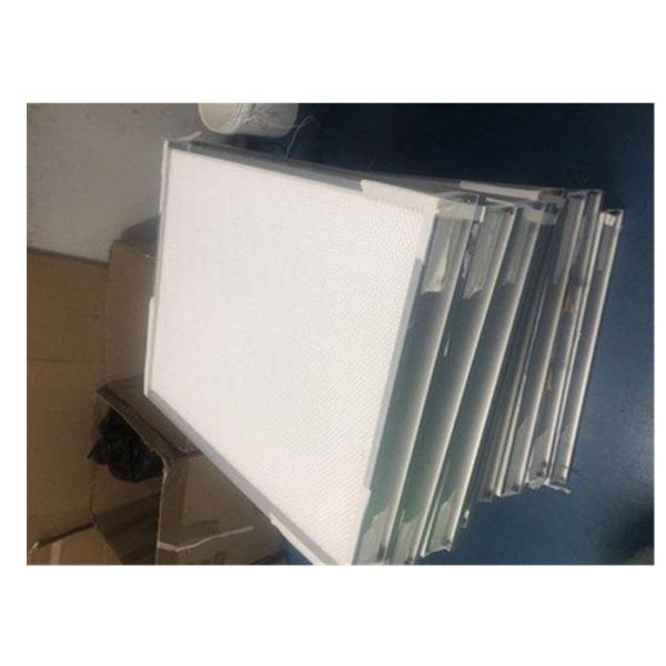 Customed ≤100.C Hot Melt Adhesive Mini Pleated Aluminum Alloy ULPA Air Filter