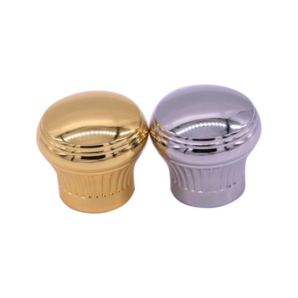 23 * 31mm Bottle Mouth Fashion Custom Zinc Alloy Perfume Cap For Empty Perfume Bottles