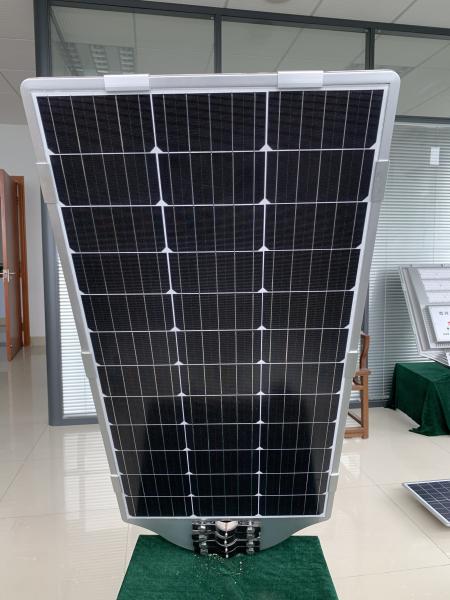 O parque de estacionamento solar comercial ilumina 120w, caixa posta solar do alumínio das luzes da estrada