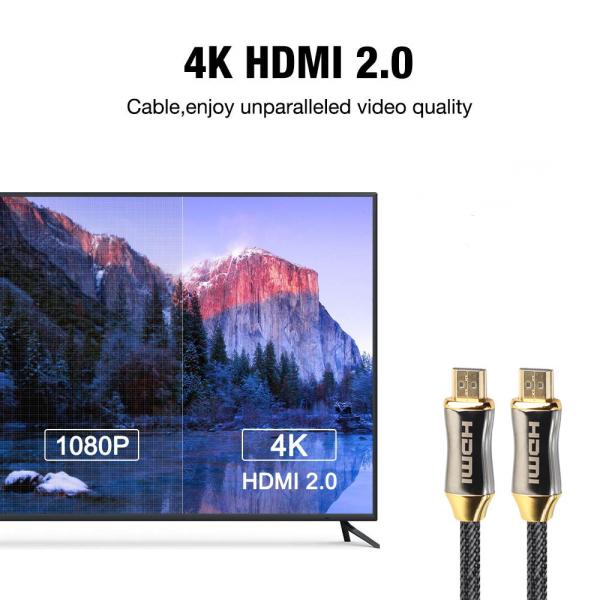 High Speed 2.0 Golden Plated HDMI To HDMI Cable 1M 5M 15M 4K 60Hz