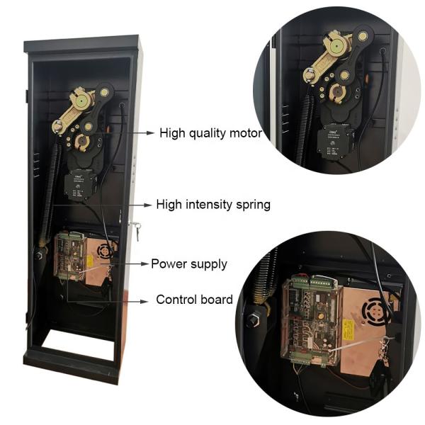 Алюминиевый сплав Автоматический парковочный барьер для автомобилей Длина 1,5-6 м