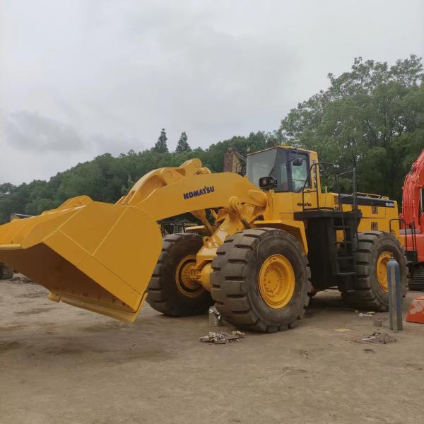 Good Condition Komatsu WA600 Used Wheel Loader with 178/kw Moving Type Wheel Machine