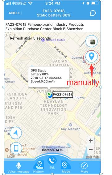 Дозор отслежывателя Gps безопасности ребенка ISO9001 Beidou LBS Ip65 умный