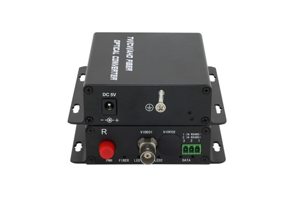 8 channel video multiplexer Self adaptive output HDCVI signal , fiber video converter standalone