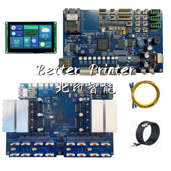 Части принтера Ethernet Port 3200 Inkjet Board Kit для текстильной теплопередачи Эллипса цифрового термопечати