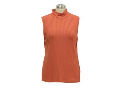 Fashion Viscose Womens High Neck Tank Top , Ladies Summer Tank Tops Comfortable