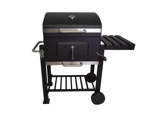 22 Inch Freestanding Charcoal Grills Bbq Trolley With Handle Side Table For Restaurant Cafe