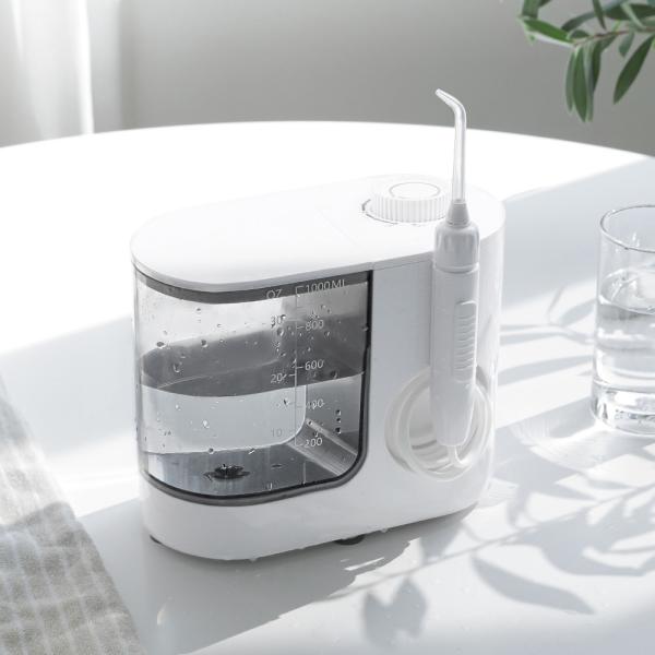 Countertop Oral Water Flosser Wireless With 6 Replacement Jet