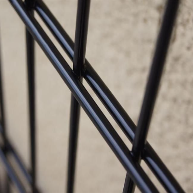 Standard Horizontal Double Wire Fence Panel For Added Strength And Stability