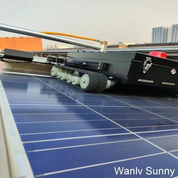 Robô solar de limpeza física para lavagem de fazendas fotovoltaicas de alta tecnologia 1200*1000*350mm