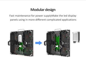 高明るさ SMD2121 細角 LEDディスプレイ 鋳型アルミキャビネット CE/ROHS/FCC 認証