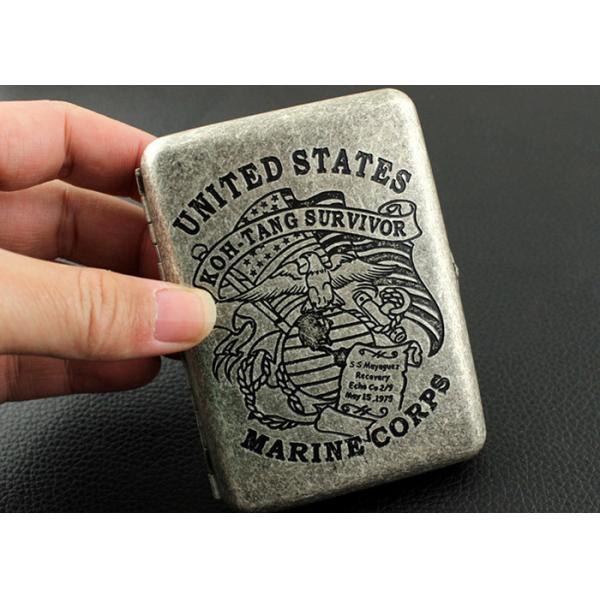 High Grade Daily Household Items Star Antique Silver Gift Box Cigarette Set