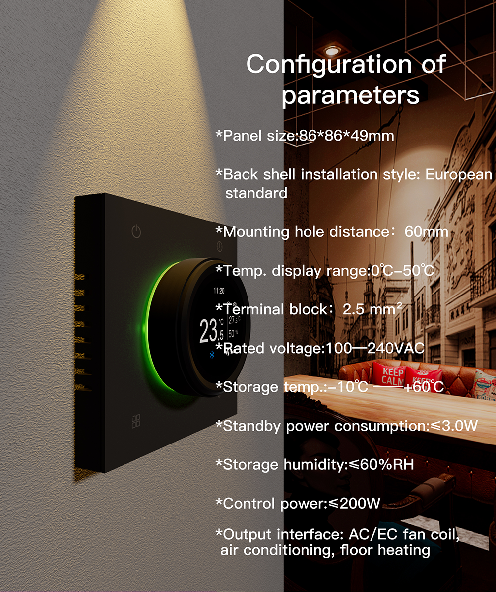 Energy Efficient Smart Wifi Thermostat G6-B For Residential Commercial Use