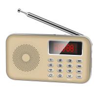 Jugador de la radio portátil de la pantalla LED, radio con pilas de 600mAh FM