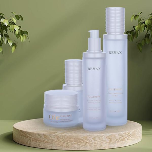 40ml/100ml/120ml/50g Стеклянный белый цилиндрический мороженый с белым крышкой для косметической упаковки бутылки