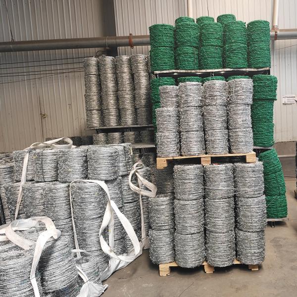 2.0mm Anti Climb Security Fence Barbed Wire 200m 300m 360m Galvanized