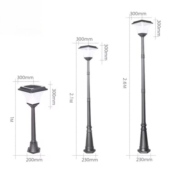 Easy-Install Solar LED Garden Lights Energy-Saving Outdoor Lighting with IP65 Waterproof for Home Garden