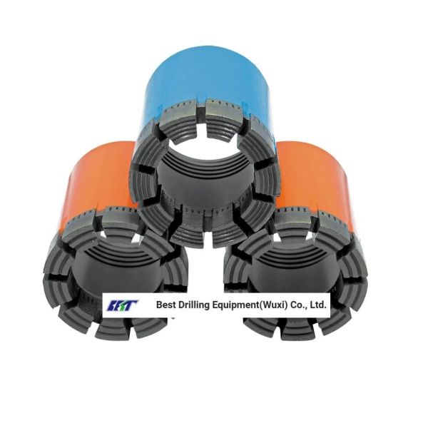 Diamond Core Drill Bits and Core Barrels for Drilling with Different Waterways