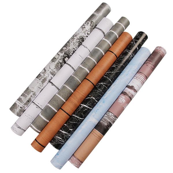 Commerce PVC Self Adhesive Wallpaper Moisture-Proof Tiles for Home Decoration