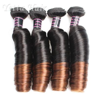 Beleza durável 16 cor de tom indiana das extensões dois do cabelo do Virgin da polegada